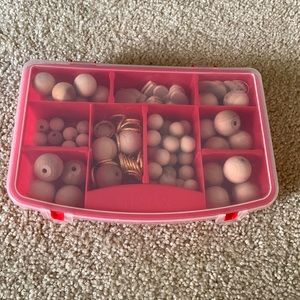 Arts and Crafts wooden beads set by Rimax- brand new